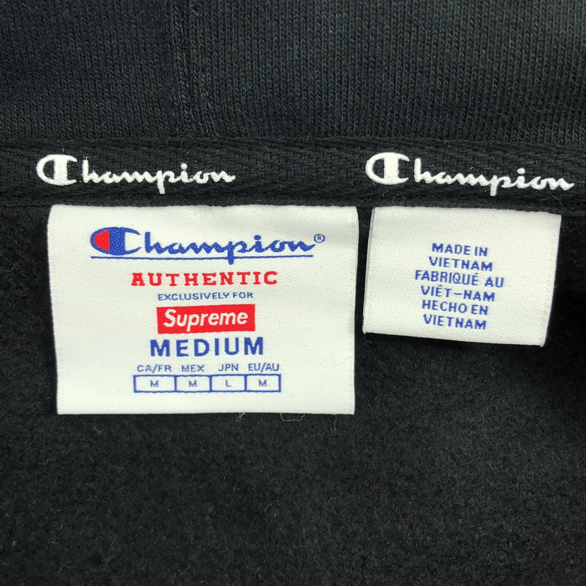 SUPREME / シュプリーム | 2024SS | × Champion Zip Up Hooded Sweat shirt / チャンピオン ジップアップ フーディ スウェット シャツ | M | メンズ