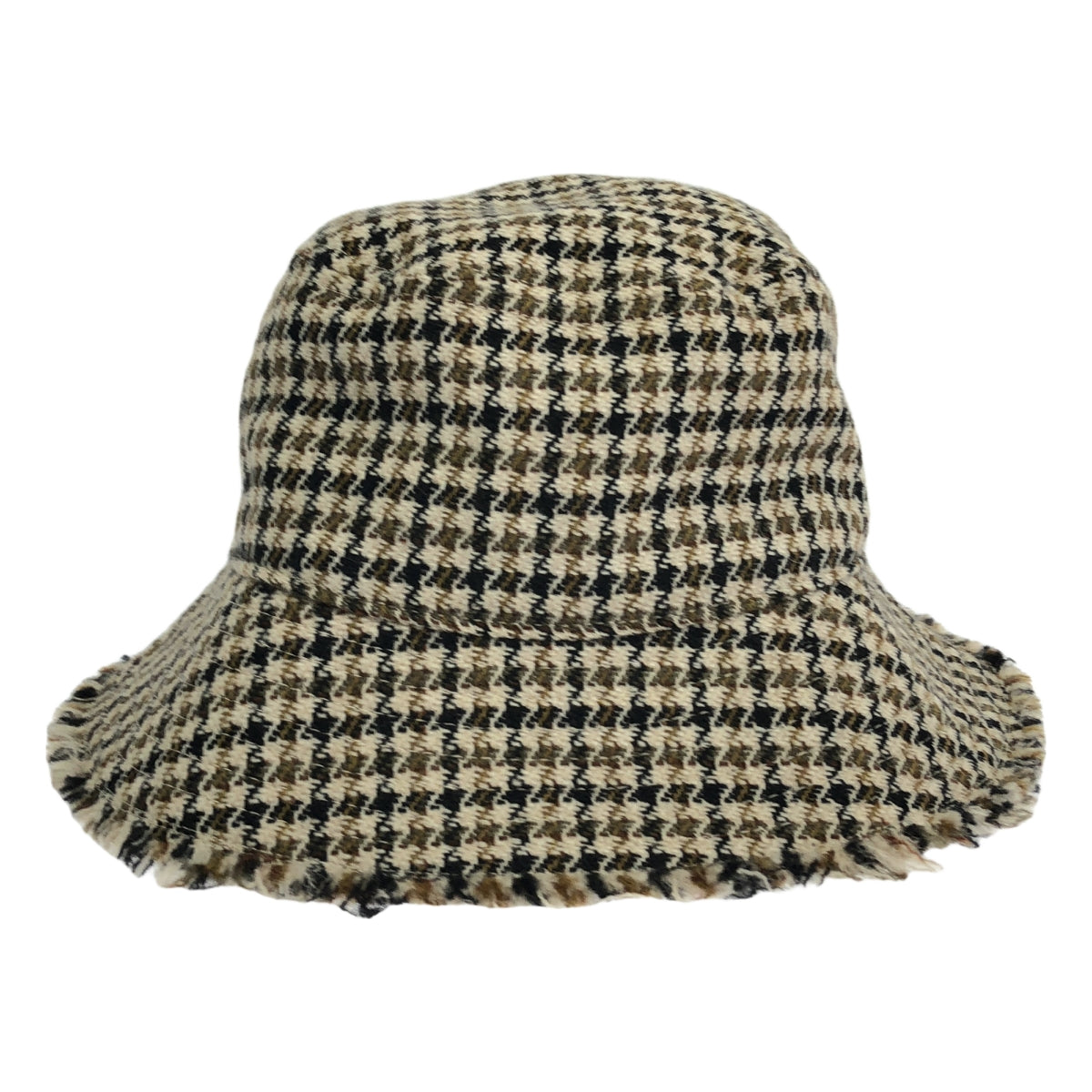 Paul Smith / ポールスミス | 千鳥格子 カットオフ バケットハット 帽子 | マルチカラー | レディース