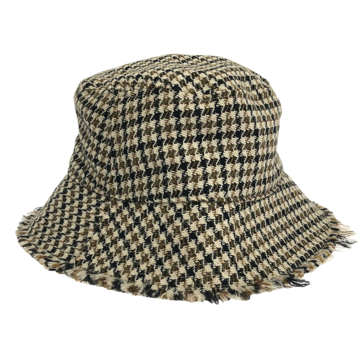 Paul Smith / ポールスミス | 千鳥格子 カットオフ バケットハット 帽子 | マルチカラー | レディース