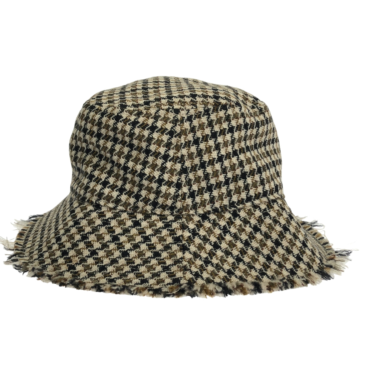 Paul Smith / ポールスミス | 千鳥格子 カットオフ バケットハット 帽子 | マルチカラー | レディース