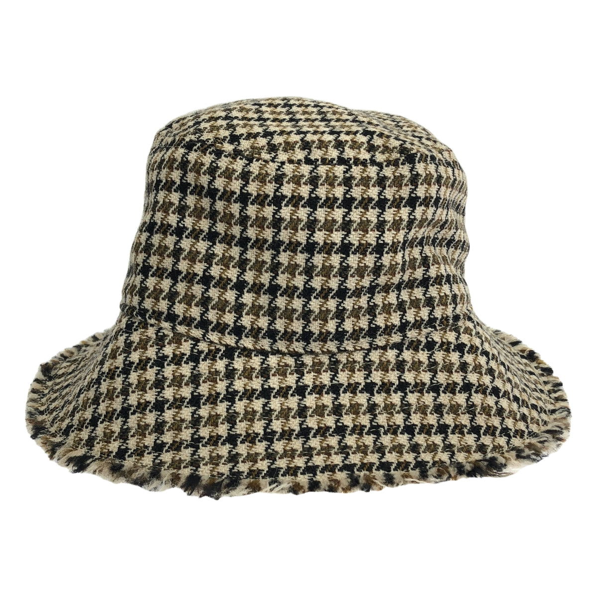 Paul Smith / ポールスミス | 千鳥格子 カットオフ バケットハット 帽子 | マルチカラー | レディース