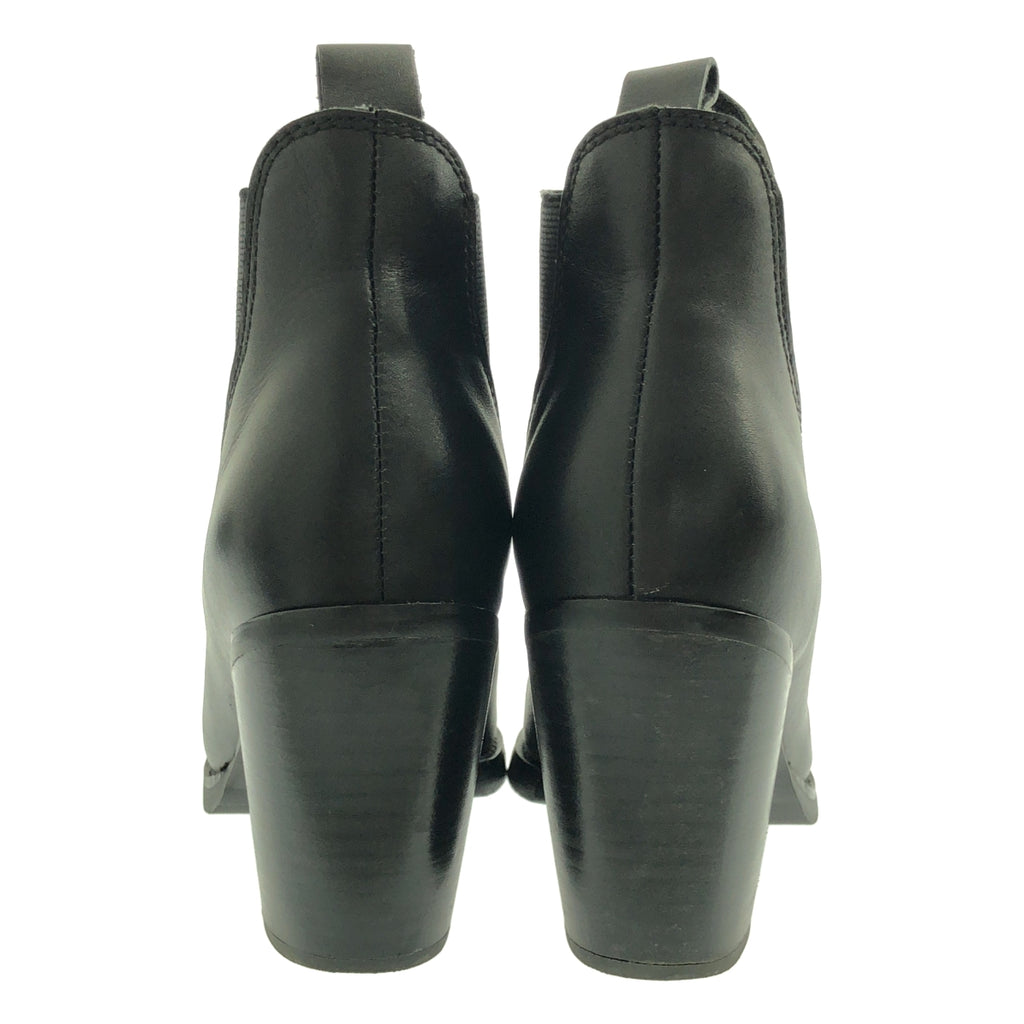 Acne / 여드름 | 가죽 사이드 고어 힐 짧은 부츠 | US6 | 여성