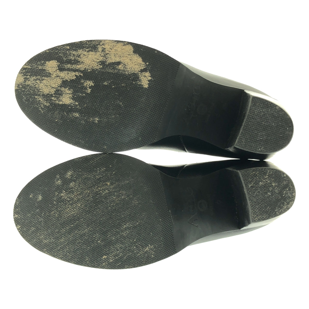 Acne / 여드름 | 가죽 사이드 고어 힐 짧은 부츠 | US6 | 여성