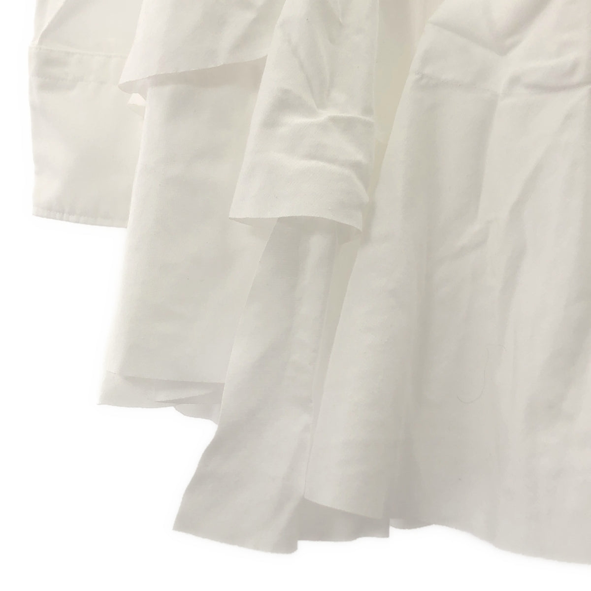 COMME des GARCONS COMME des GARCONS / コムコム | 2025SS | 製品加工 ラウンドカラー ティアード シャツ ブラウス | M |