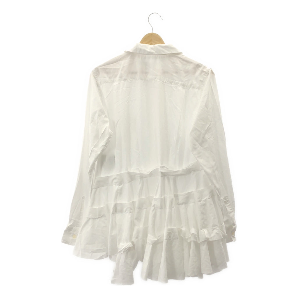 COMME des GARCONS COMME des GARCONS / コムコム | 2025SS | 製品加工 ラウンドカラー ティアード シャツ ブラウス | M |