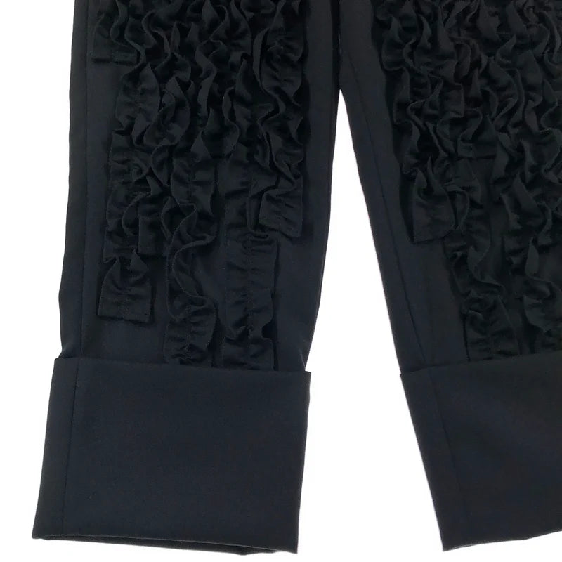 COMME des GARCONS HOMME PLUS / コムデギャルソンオムプリュス | 2012SS | フリル クロップド スラックス パンツ | XS | メンズ