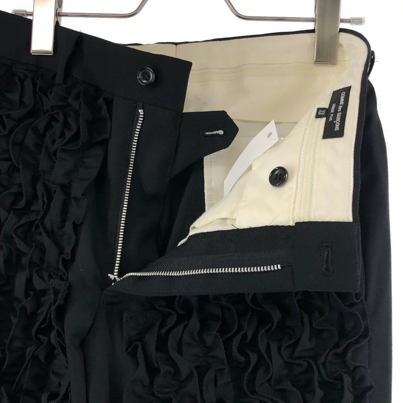 COMME des GARCONS HOMME PLUS / コムデギャルソンオムプリュス | 2012SS | フリル クロップド スラックス パンツ | XS | メンズ