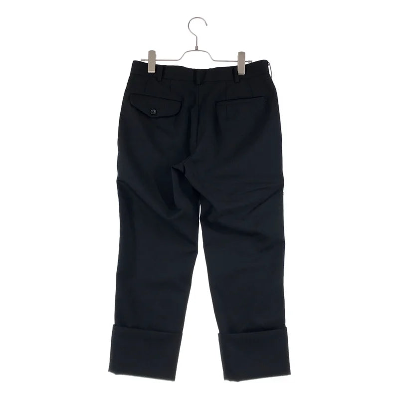 COMME des GARCONS HOMME PLUS / コムデギャルソンオムプリュス | 2012SS | フリル クロップド スラックス パンツ | XS | メンズ