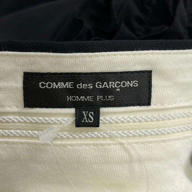 COMME des GARCONS HOMME PLUS / コムデギャルソンオムプリュス | 2012SS | フリル クロップド スラックス パンツ | XS | メンズ