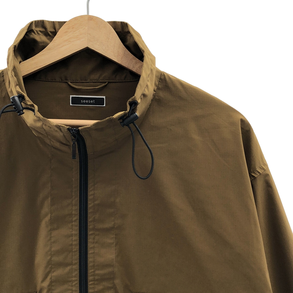 seeset / シーセット | ナイロン ショート丈 ブルゾン ジャケット | F | レディース