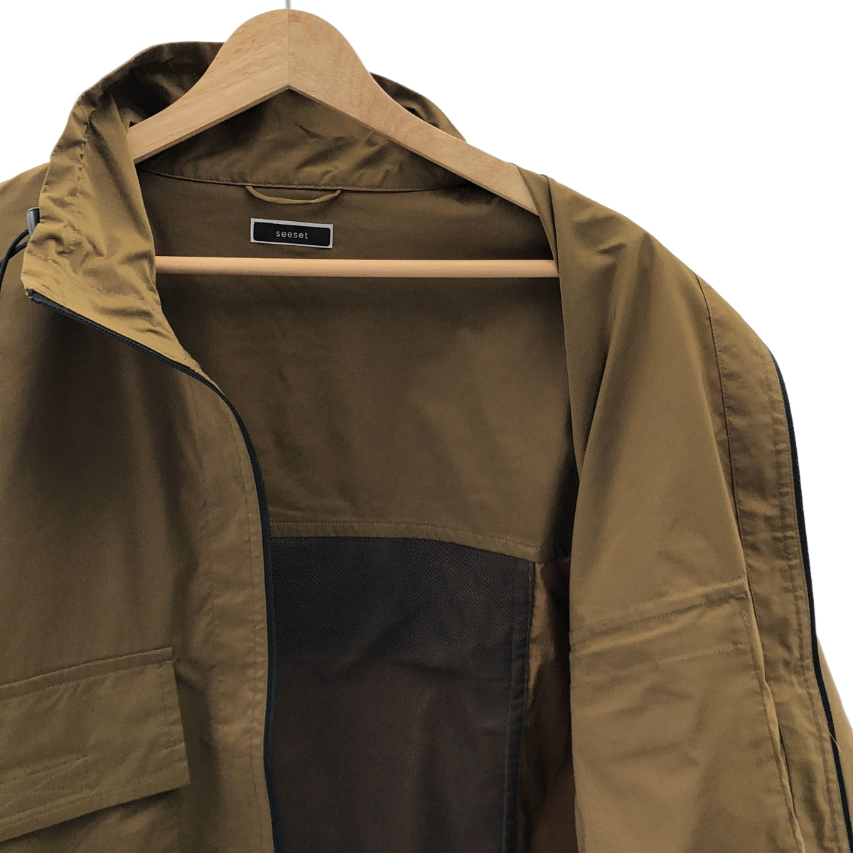seeset / シーセット | ナイロン ショート丈 ブルゾン ジャケット | F | レディース