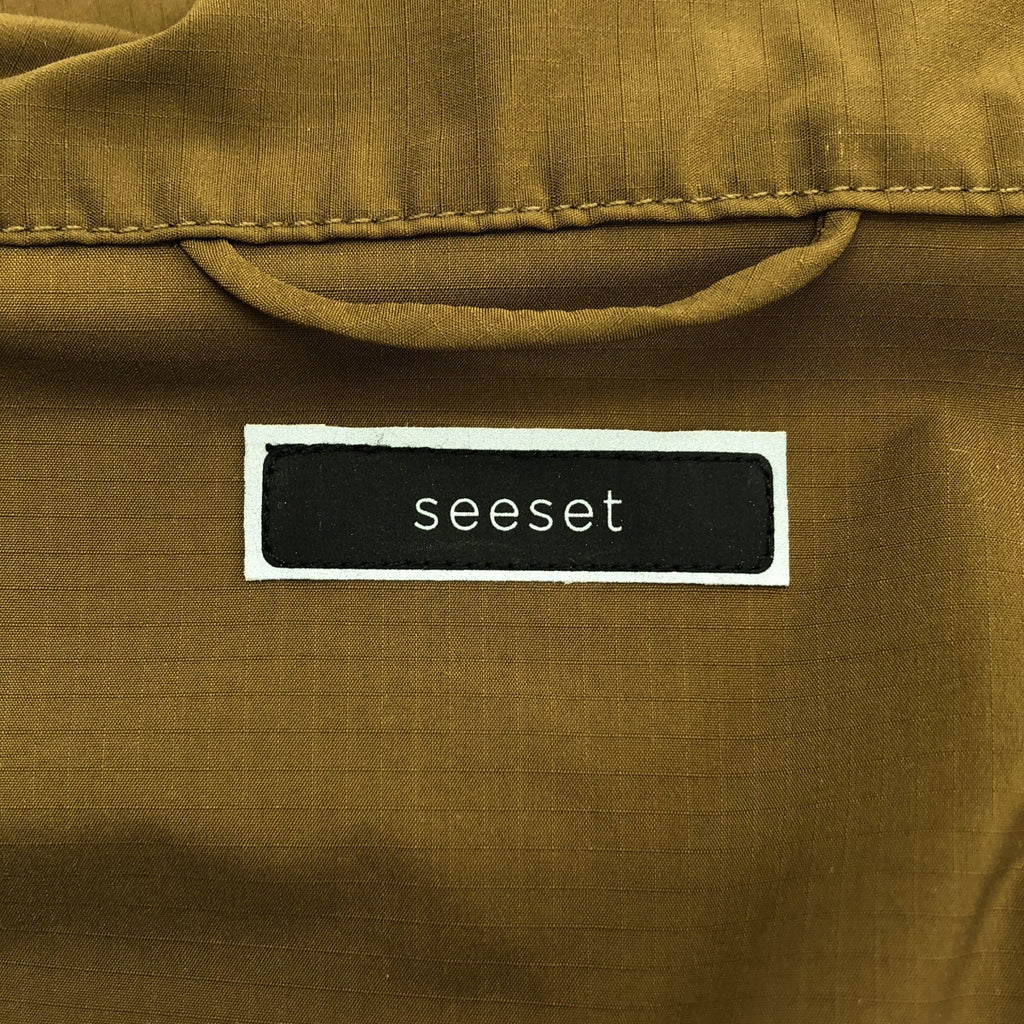 seeset / シーセット | ナイロン ショート丈 ブルゾン ジャケット | F | レディース