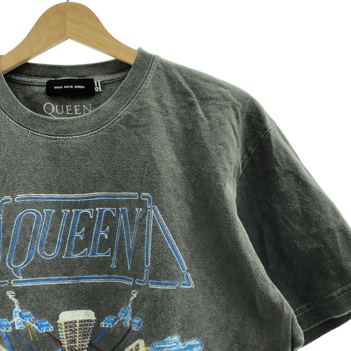 GOOD ROCK SPEED / グッドロックスピード | QUEEN クリーン ヴィンテージ加工 プリントTシャツ | F |