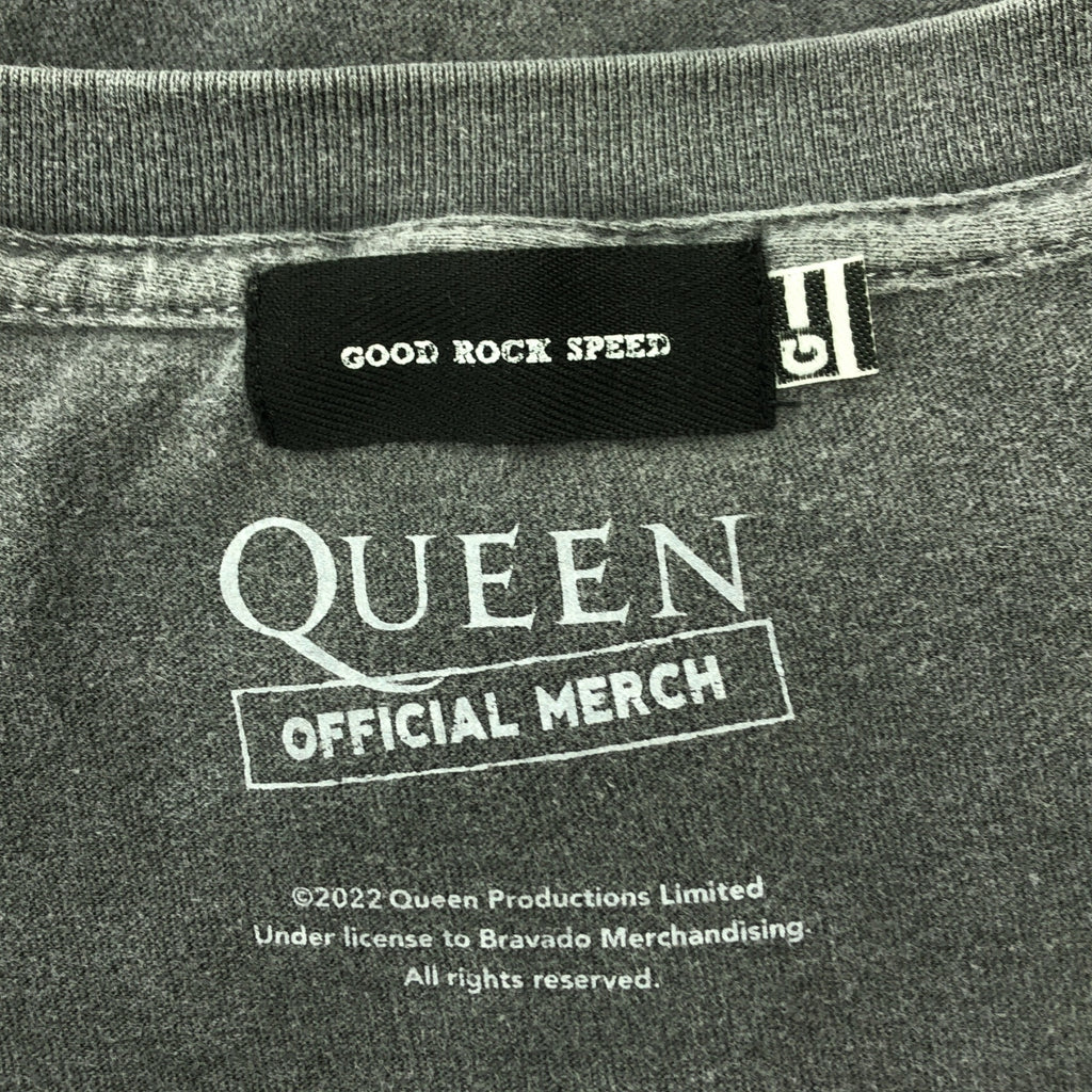 GOOD ROCK SPEED / グッドロックスピード | QUEEN クリーン ヴィンテージ加工 プリントTシャツ | F |