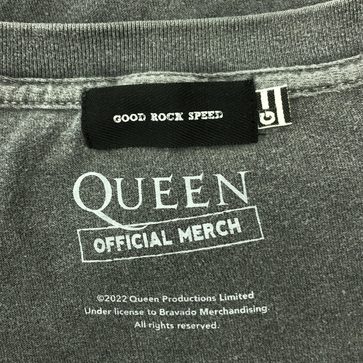 GOOD ROCK SPEED / グッドロックスピード | QUEEN クリーン ヴィンテージ加工 プリントTシャツ | F |