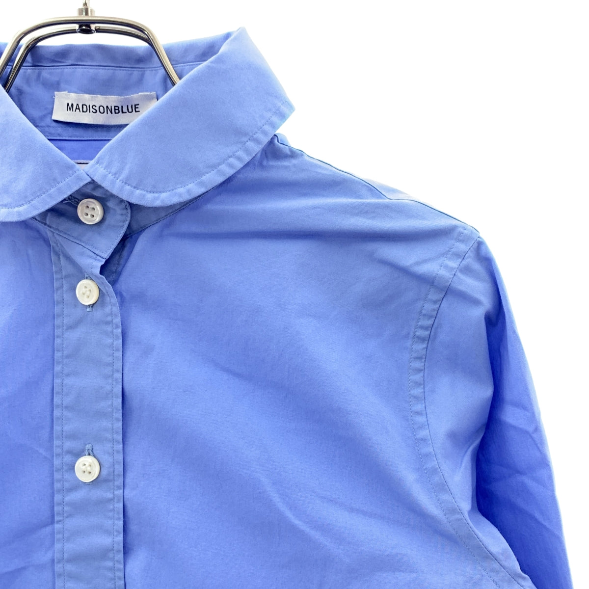 MADISON BLUE / マディソンブルー | ROUND COLLAR N MADAME ラウンドカラー シャツ | S | レディース