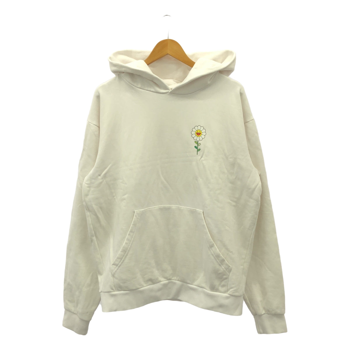 【美品】  TAKASHI MURAKAMI / タカシムラカミ | ×J.BALVIN BLANCO HOODIE ジェイバルヴィン ブランコ フラワー パーカー | M | ホワイト | メンズ