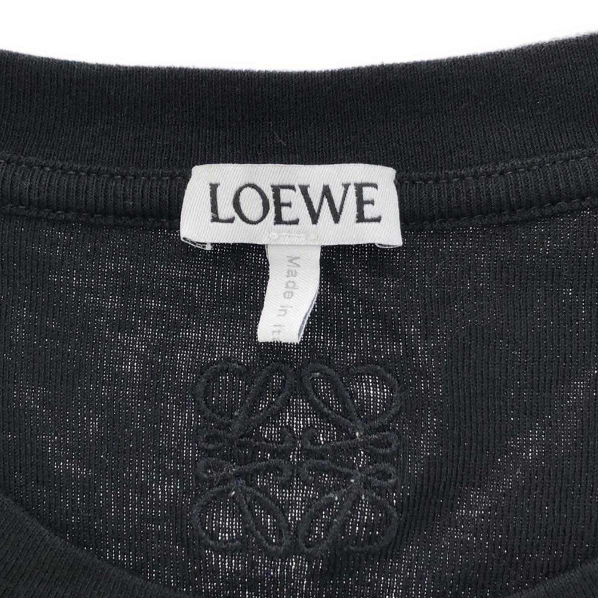 【미품】 LOEWE / 로에베 | 2022SS | 데님 반바지 프린트 티셔츠 | S | 블랙 | 남성