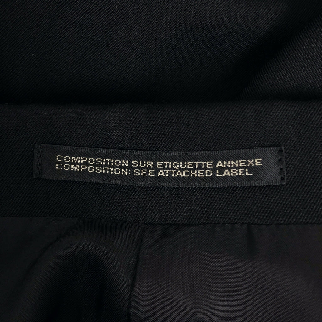 YOHJI YAMAMOTO POUR HOMME / ヨウジヤマモトプールオム | 2023AW | WOOL GABARDINE COLLAR BUTTON JACKET / ウールギャバジン オーバー ロングジャケット / 総裏地 | 2 | メンズ