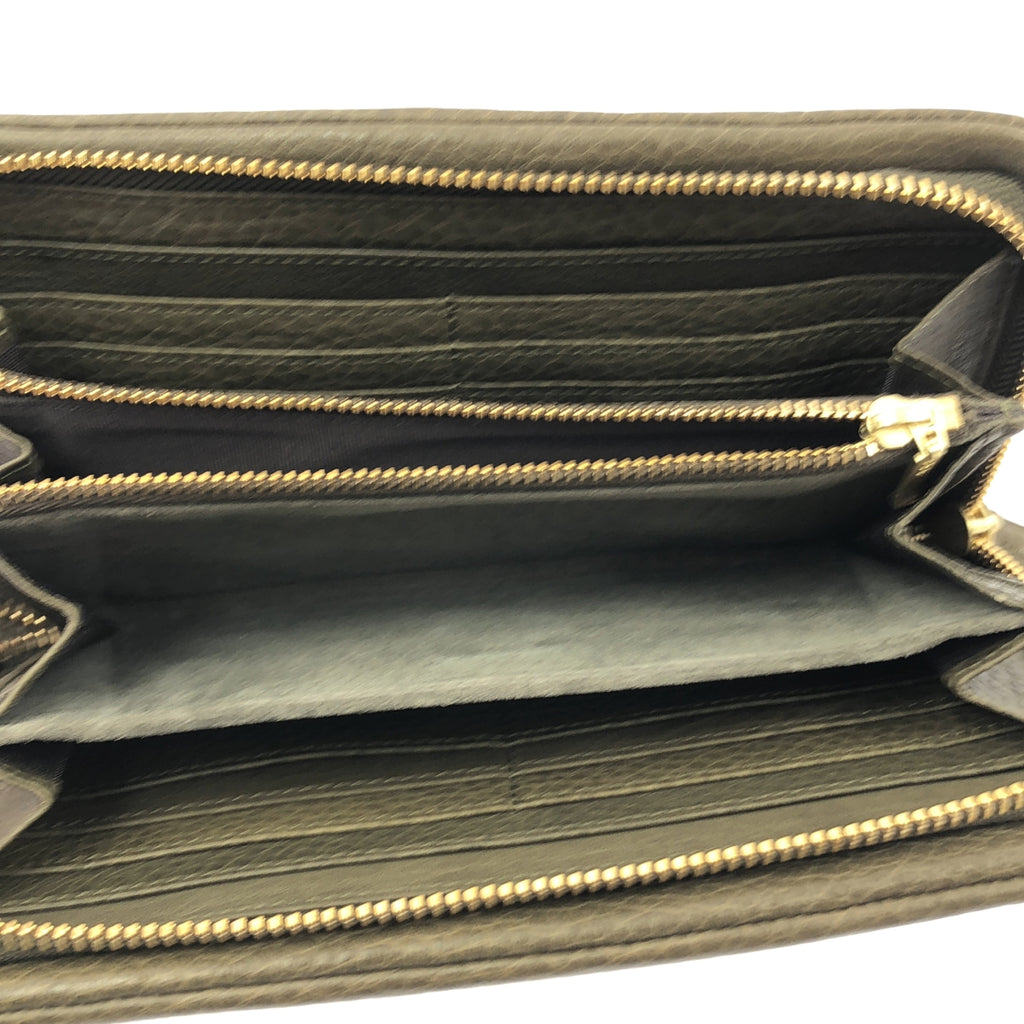 츠치야 가방 / 츠치야 가방 | 톤 오일 누메 쿠션 패스너 긴 지갑 |