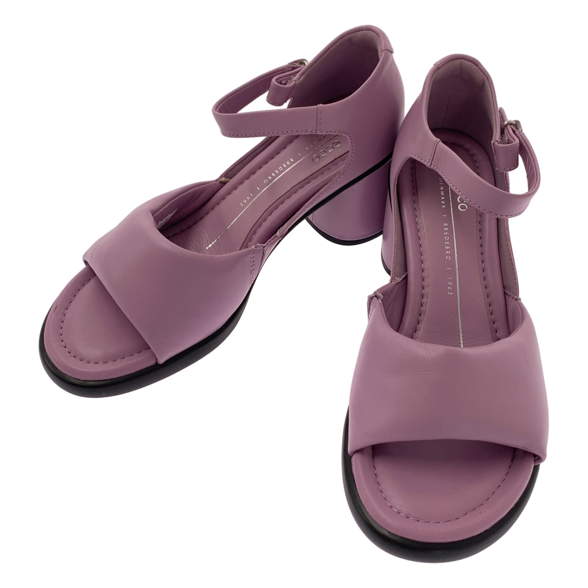 ECCO | 雕刻涼鞋 LX55 皮革涼鞋 | 尺寸 38 |