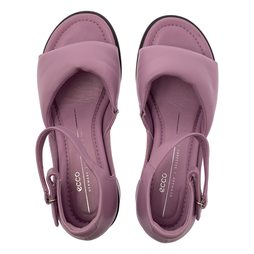 ECCO | 雕刻涼鞋 LX55 皮革涼鞋 | 尺寸 38 |