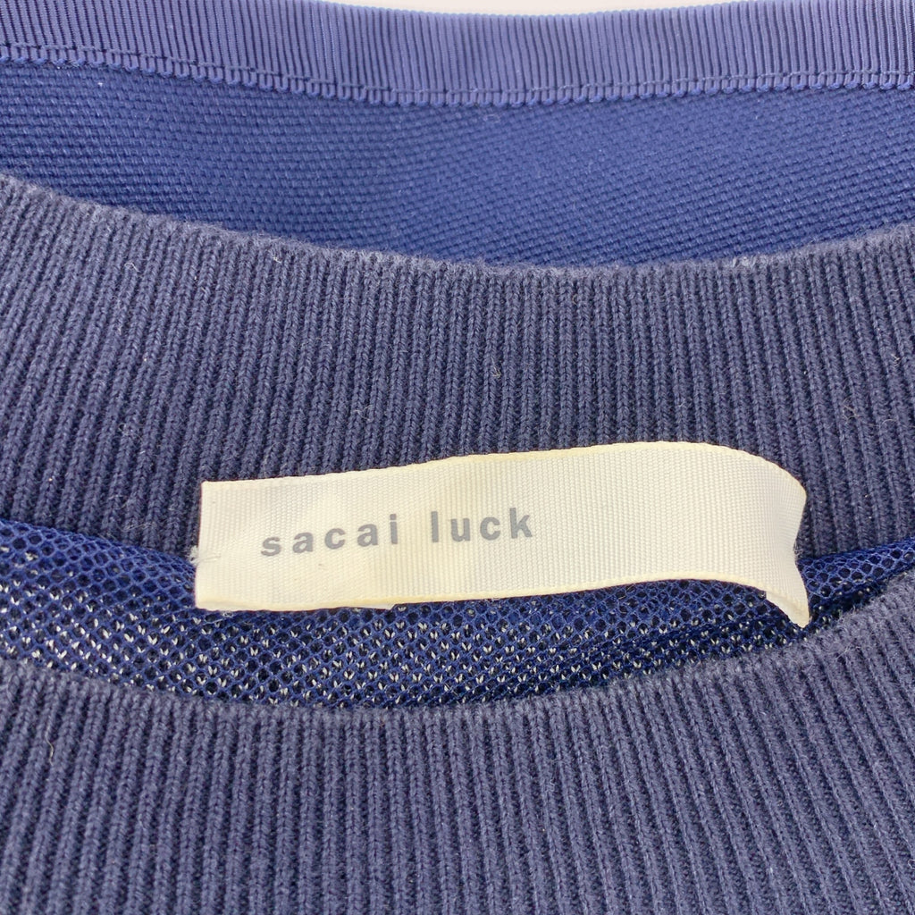 sacai luck | 棉麻針織洋裝 | 1 號 | 女款