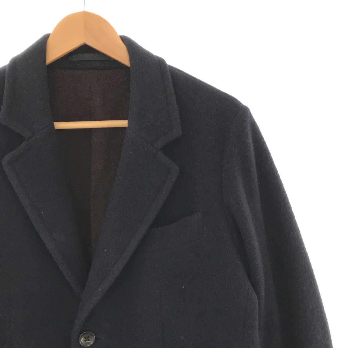 WACKO MARIA | GUILTYPARTIES Wool Mohair Blend Chester Coat | M | Navy | Men's