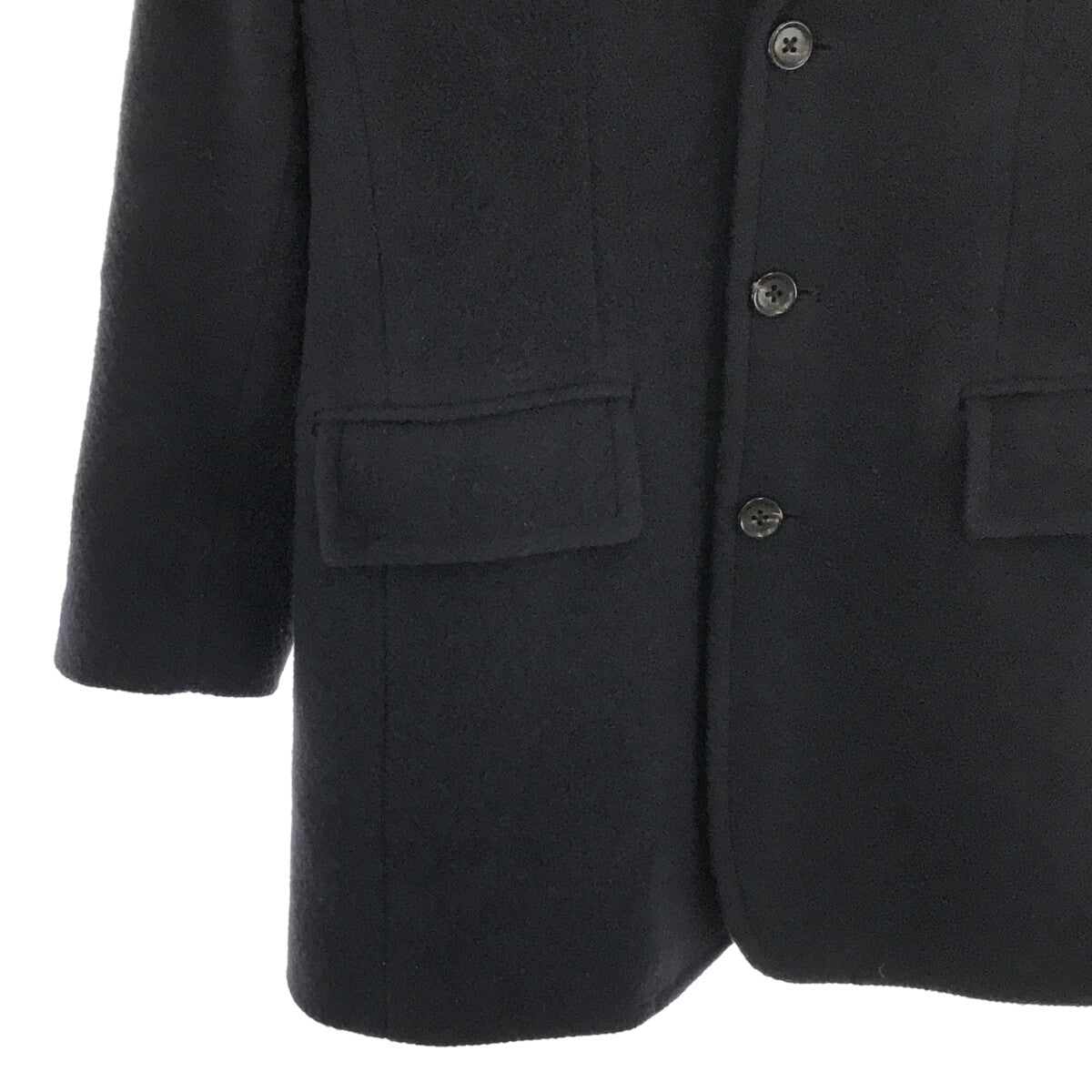 WACKO MARIA | GUILTYPARTIES Wool Mohair Blend Chester Coat | M | Navy | Men's