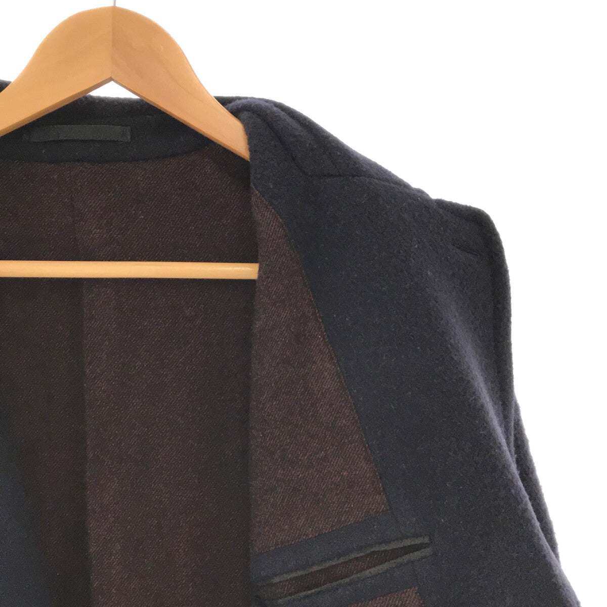 WACKO MARIA | GUILTYPARTIES Wool Mohair Blend Chester Coat | M | Navy | Men's