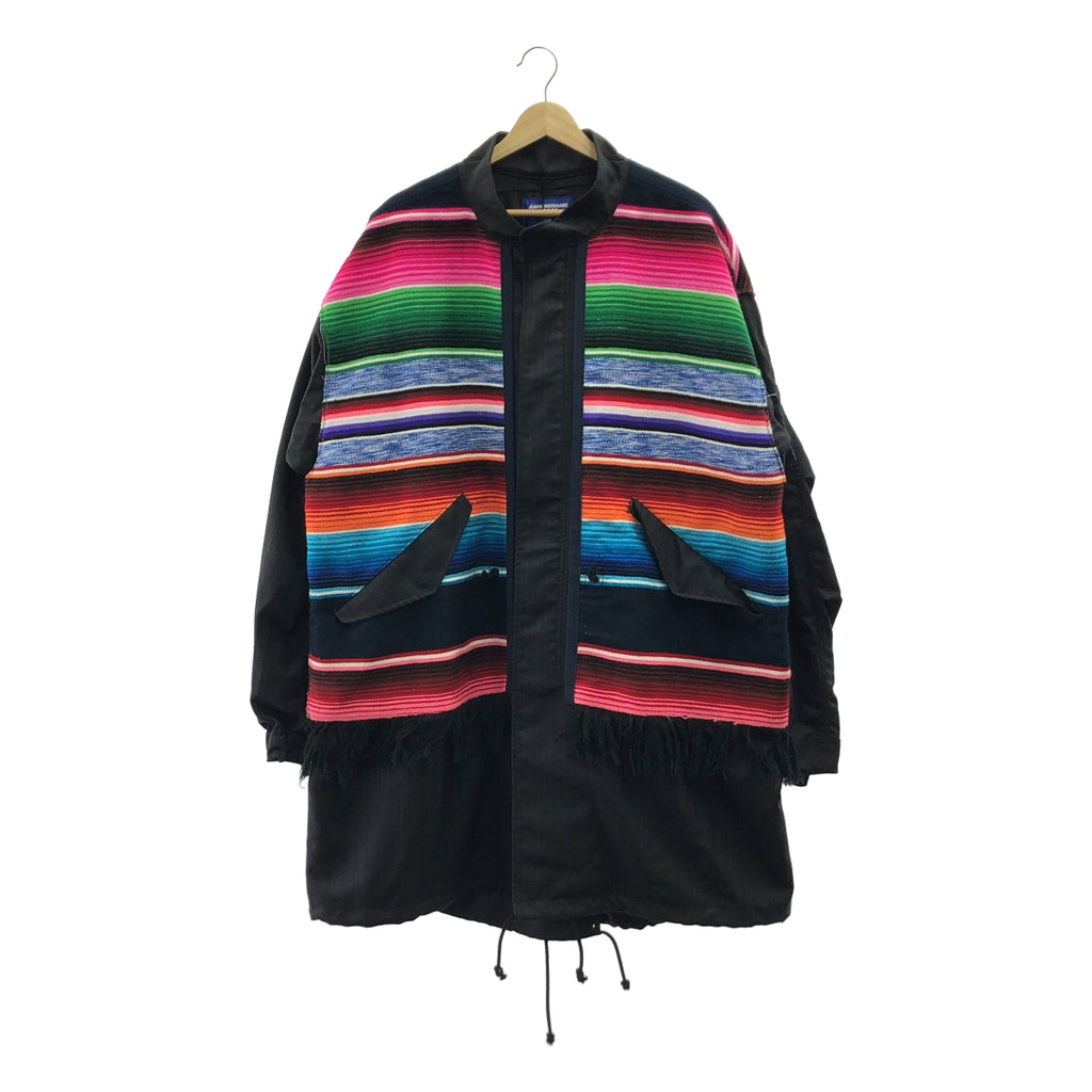 JUNYA WATANABE MAN / ジュンヤワタナベマン | 2022AW | Jay Kay Wネーム ウールヘリンボーン メキシカンサラペ ドッキング  ミリタリー モッズコート | S | メンズ