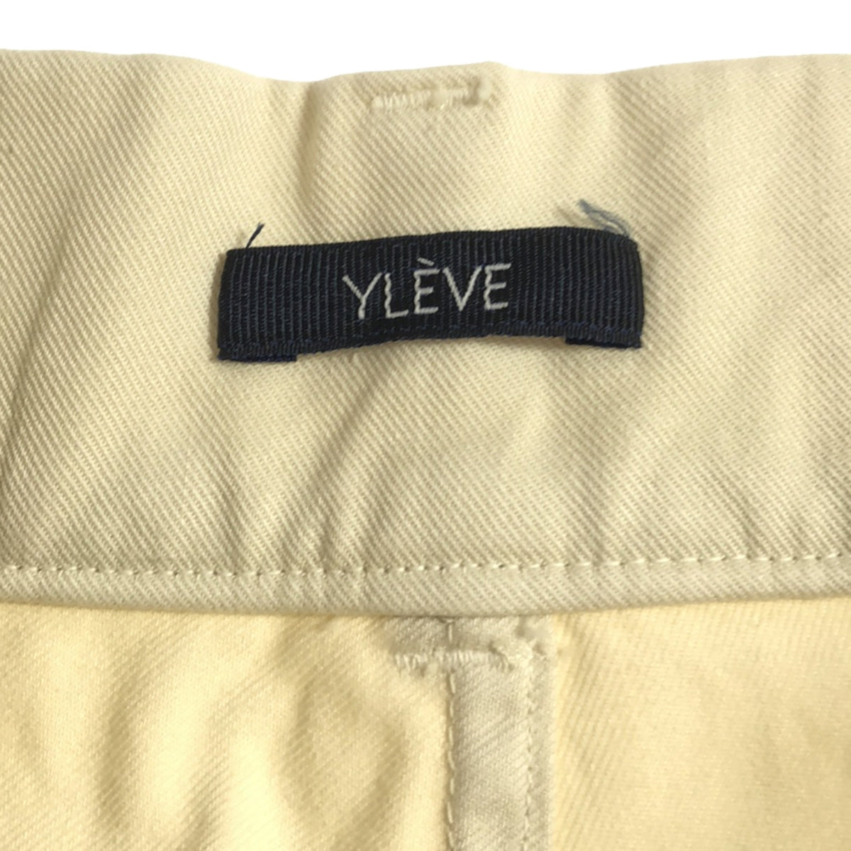 [Good Condition] YLEVE / Ileve | Cotton Tapered Pants | Size 2 | Ivory | Women's