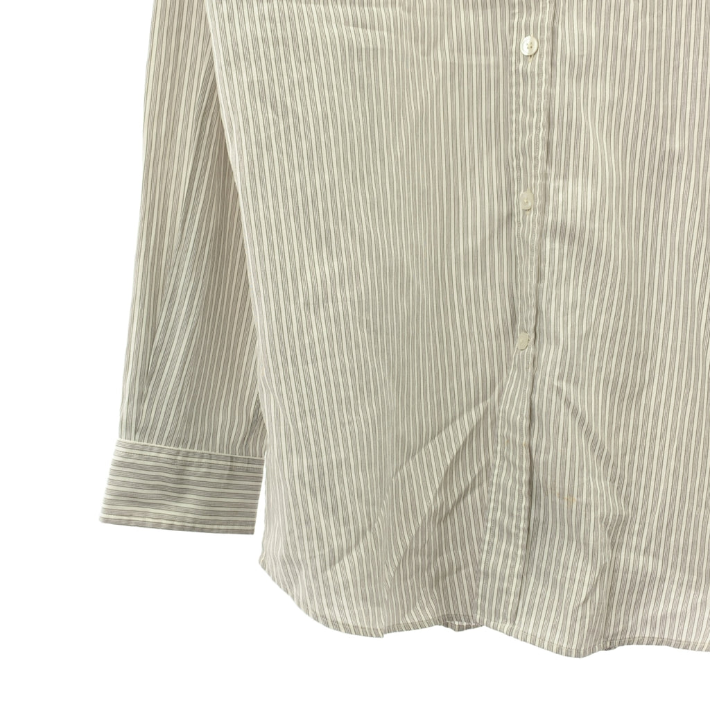 HED MAYNER / ヘドメイナー | 2022AW | PIN STRIPES OPEN BACK SHIRT ピンストライプ オープンバックシャツ | S | メンズ