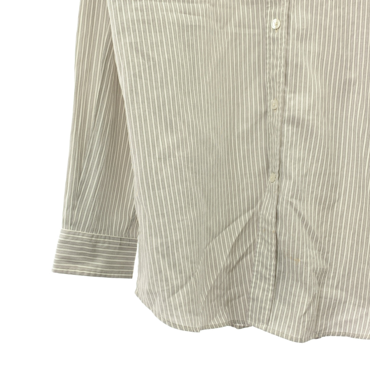 HED MAYNER / ヘドメイナー | 2022AW | PIN STRIPES OPEN BACK SHIRT ピンストライプ オープンバックシャツ | S | メンズ