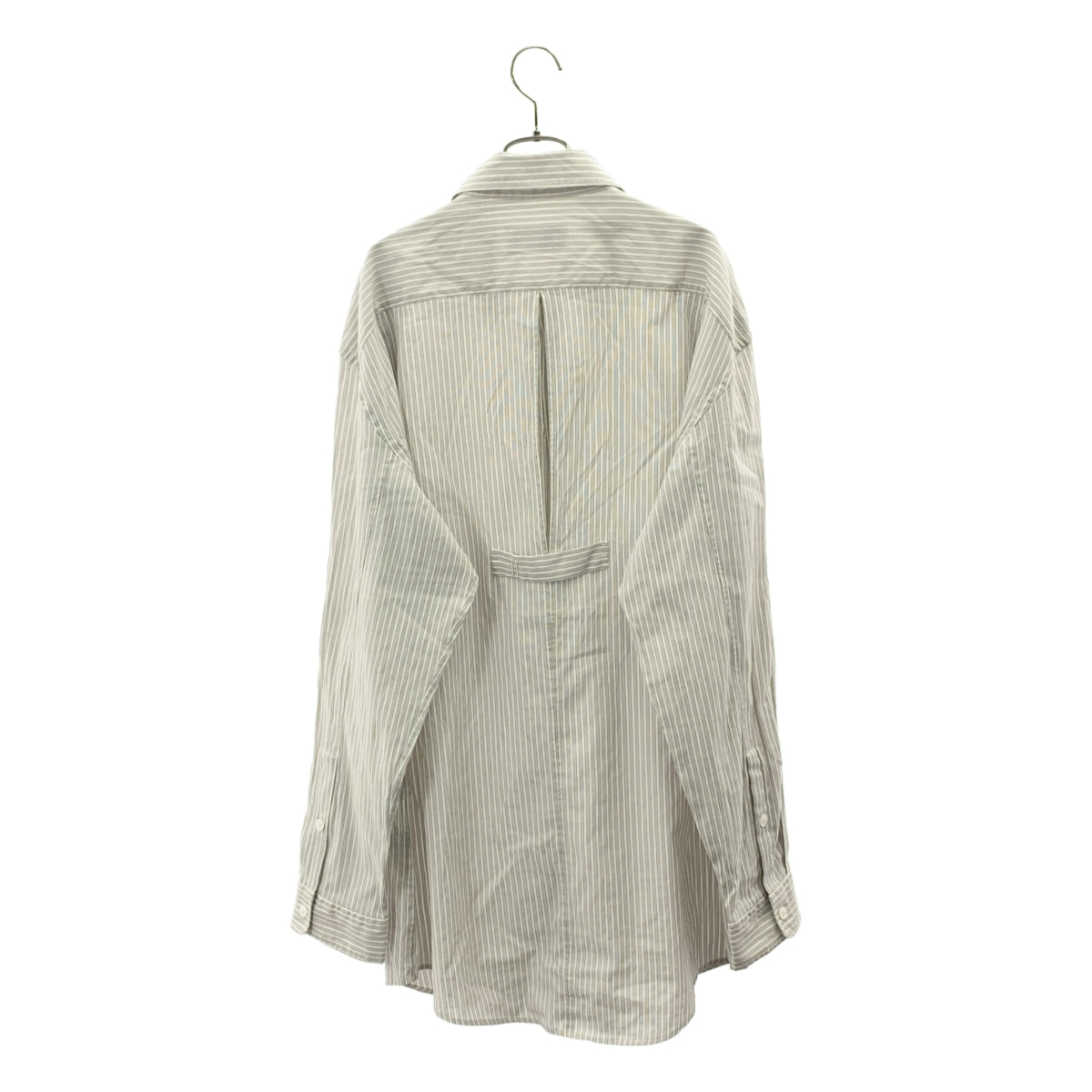 HED MAYNER / ヘドメイナー | 2022AW | PIN STRIPES OPEN BACK SHIRT ピンストライプ オープンバックシャツ | S | メンズ