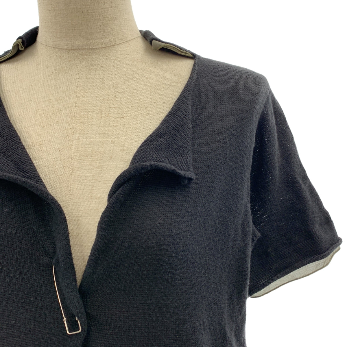 LIMI feu / 리미후 | 2003SS | 코튼 도킹 레이어드 니트 베스트 | S | 여성