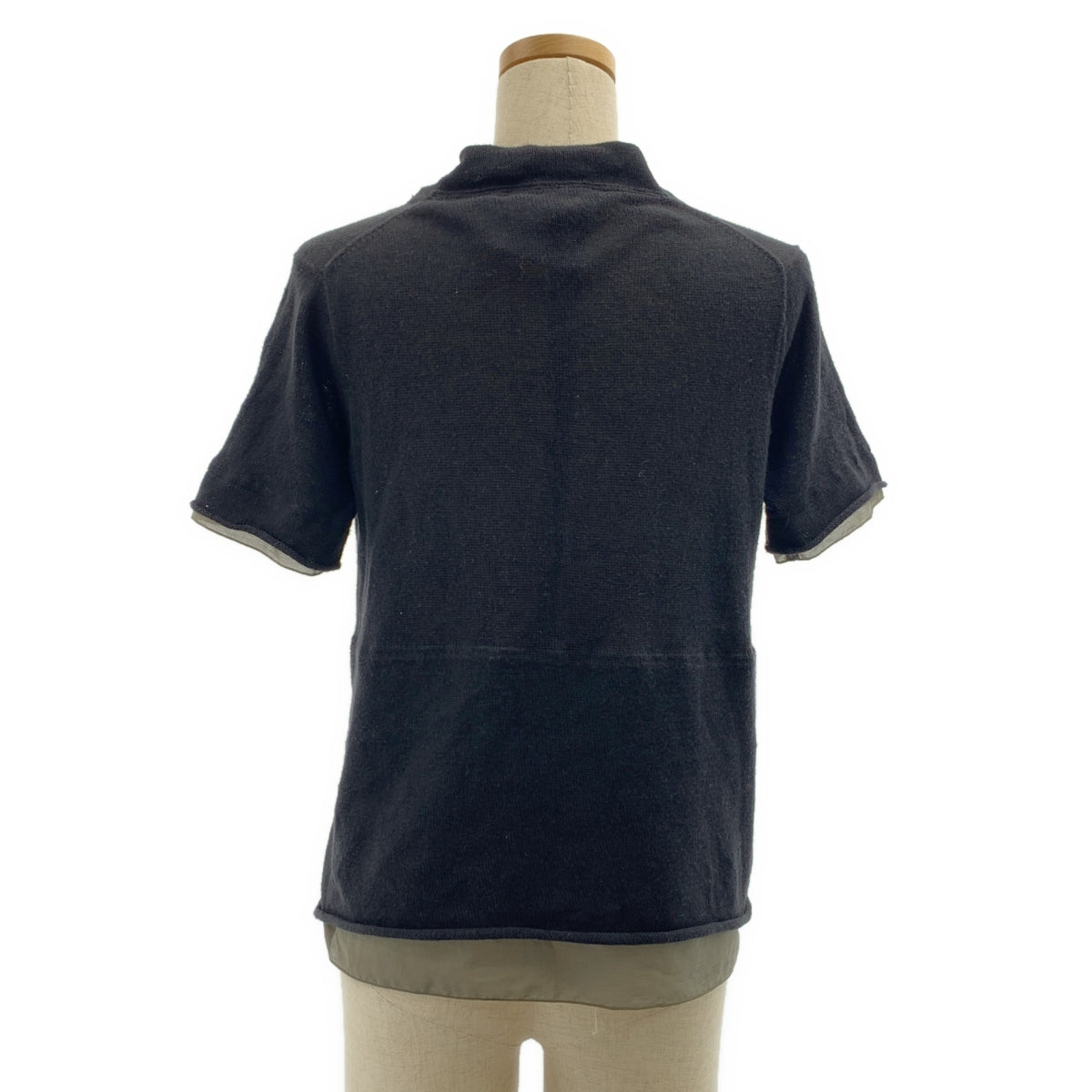 LIMI feu / 리미후 | 2003SS | 코튼 도킹 레이어드 니트 베스트 | S | 여성