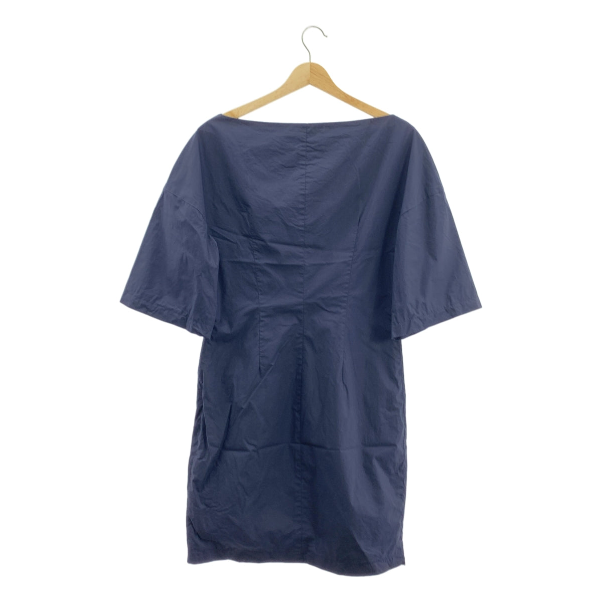 Acne Studios / アクネストゥディオズ | ボートネック プルオーバー ワンピース | ネイビー | レディース