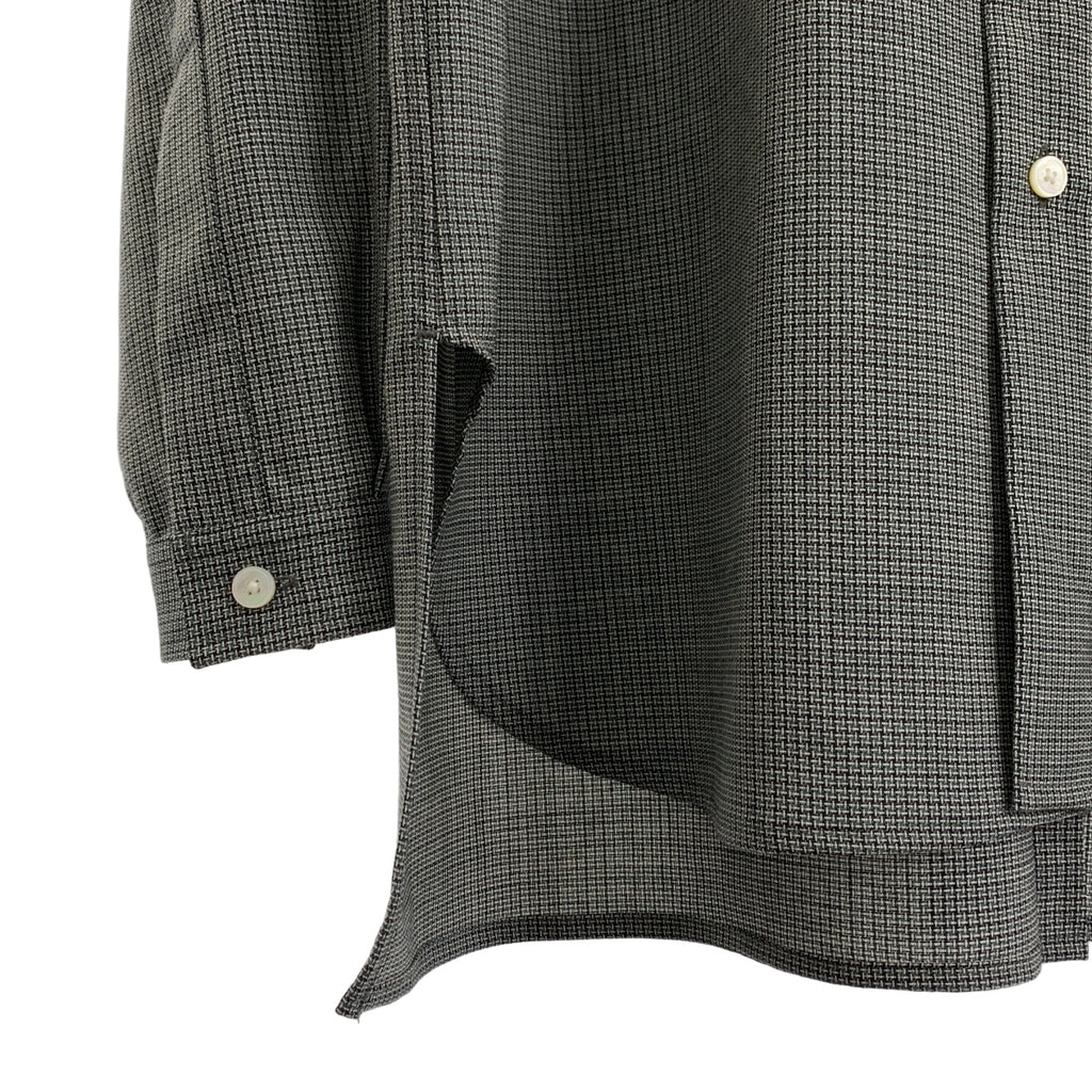 The CLASIK / ザ・クラシック | 2024SS | CHECK OFFICER SHIRTS チェック オフィサーシャツ | 46 | メンズ