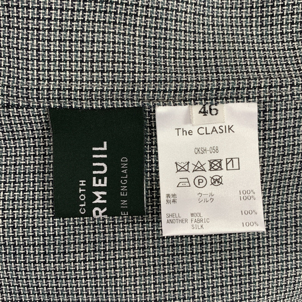 The CLASIK / ザ・クラシック | 2024SS | CHECK OFFICER SHIRTS チェック オフィサーシャツ | 46 | メンズ