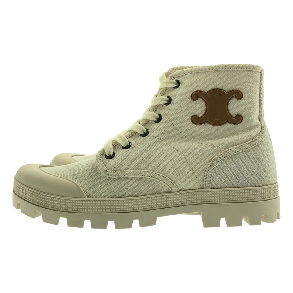 CELINE / 셀린느 | 트리온프 파타판 캔버스 레이스업 부츠 | 39 |