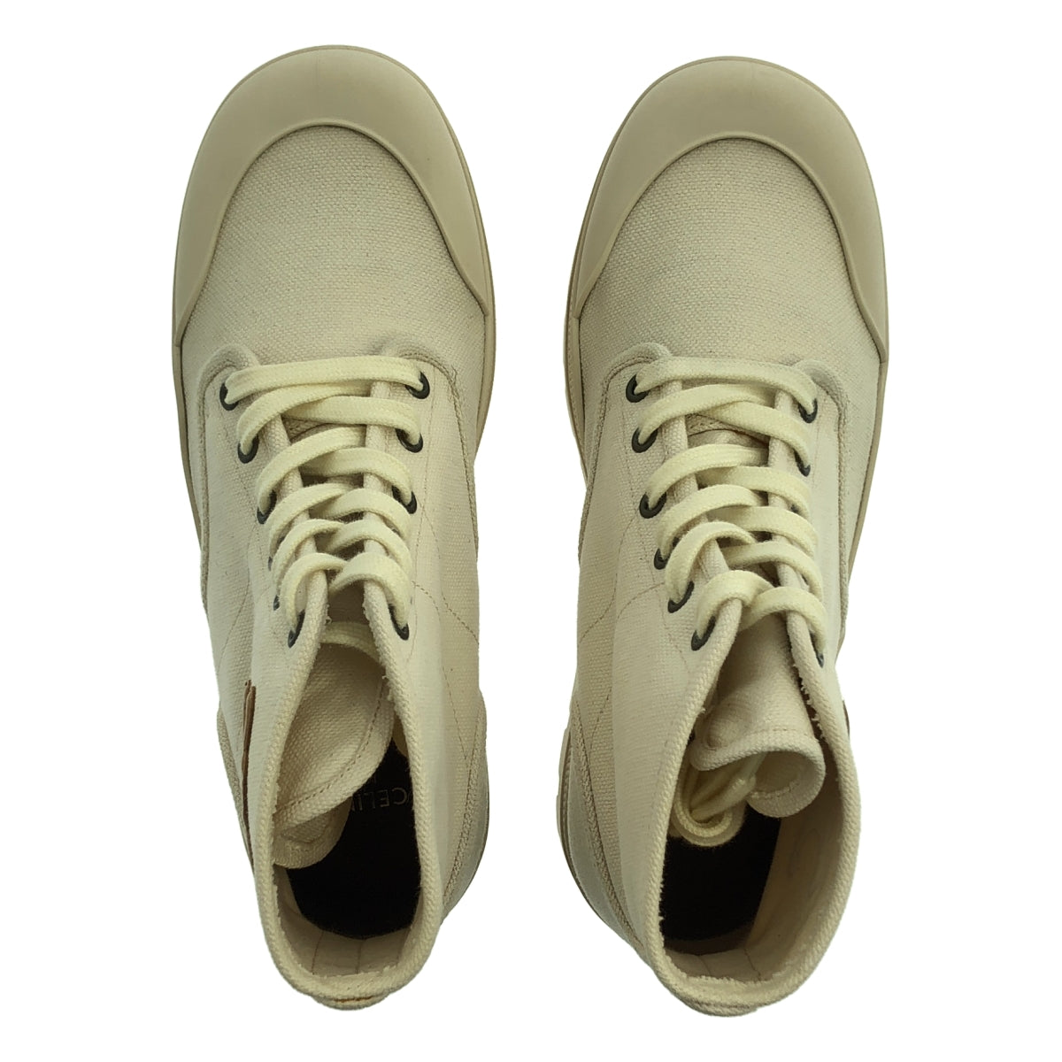 CELINE / 셀린느 | 트리온프 파타판 캔버스 레이스업 부츠 | 39 |