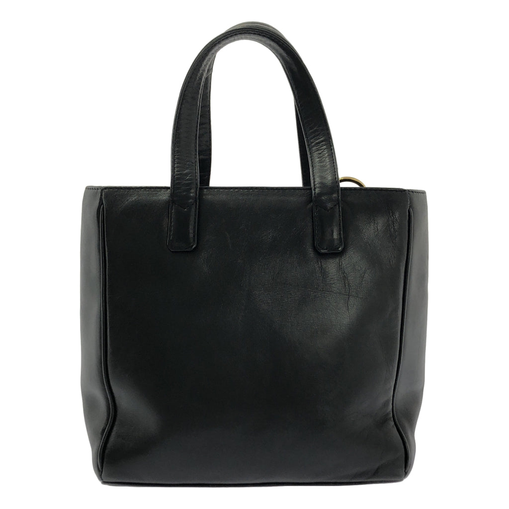 Christian Dior / 기독교 디올 | 가죽 로고 매력 핸드백 / 총 무늬 안감 |