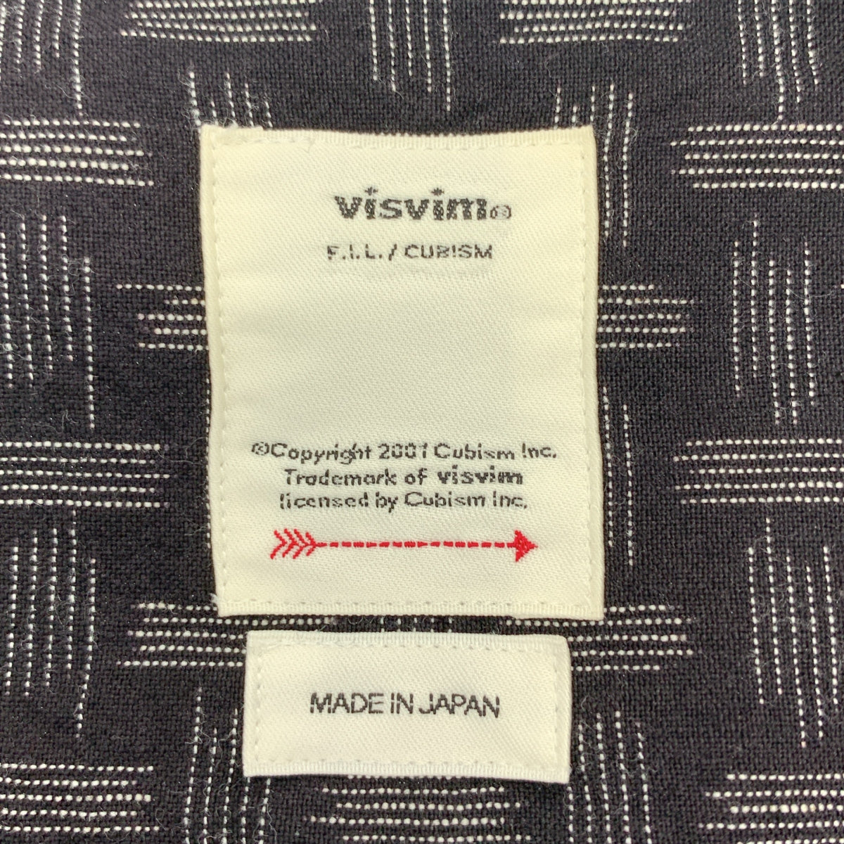 visvim | Wallis Shirt S/S Kasuri / 全身印花開領襯衫 | 尺寸 2 | 男款