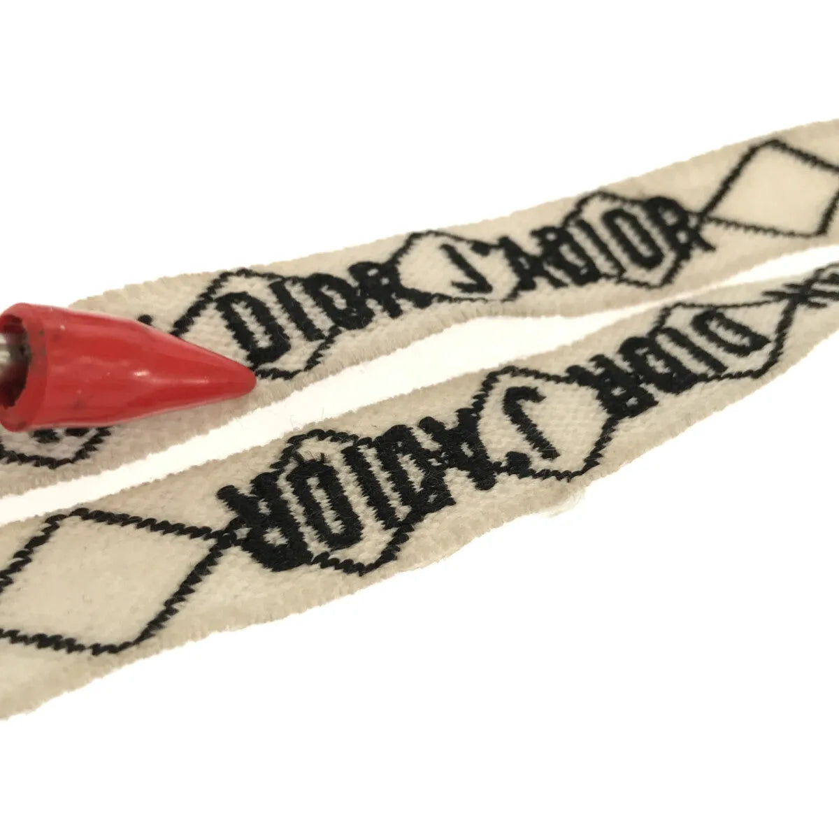 Christian Dior / クリスチャンディオール | J'ADIOR アンクルリボン フラットサンダル | 38 | ブラック | レディース