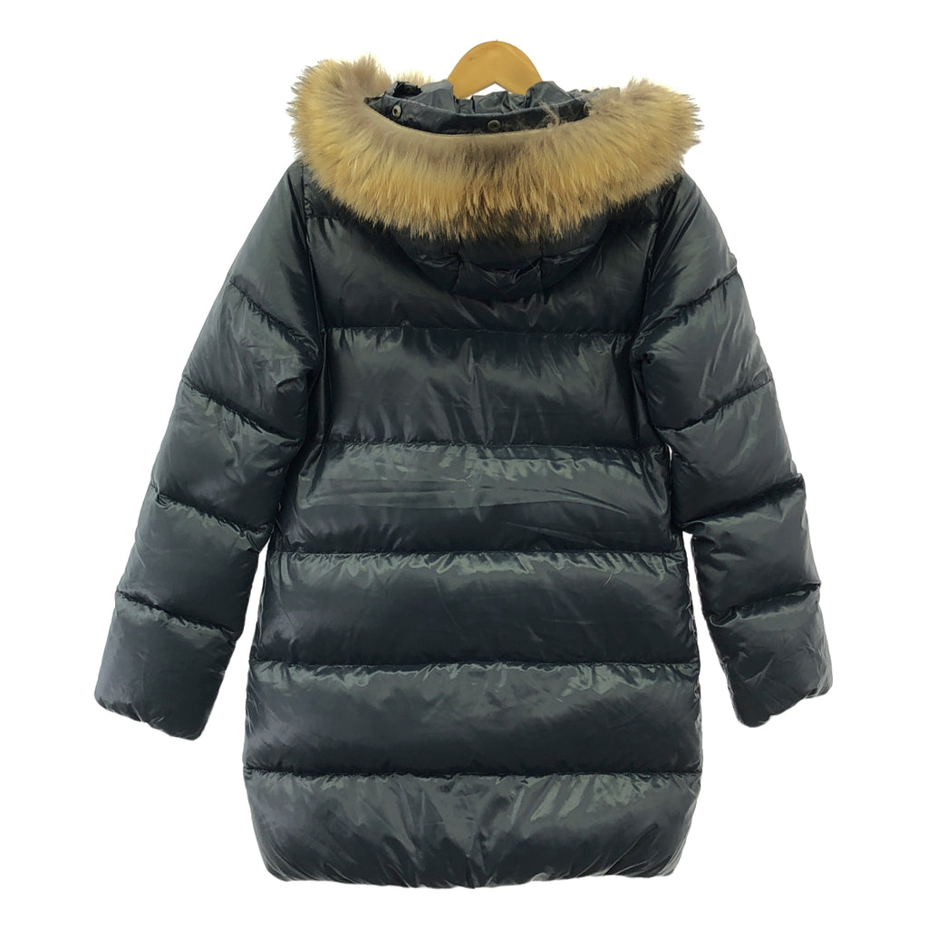 【美品】  DUVETICA / デュベティカ | KAPPA / ダウンコート フーディ / ファー着脱可 | 42 | ネイビー | レディース