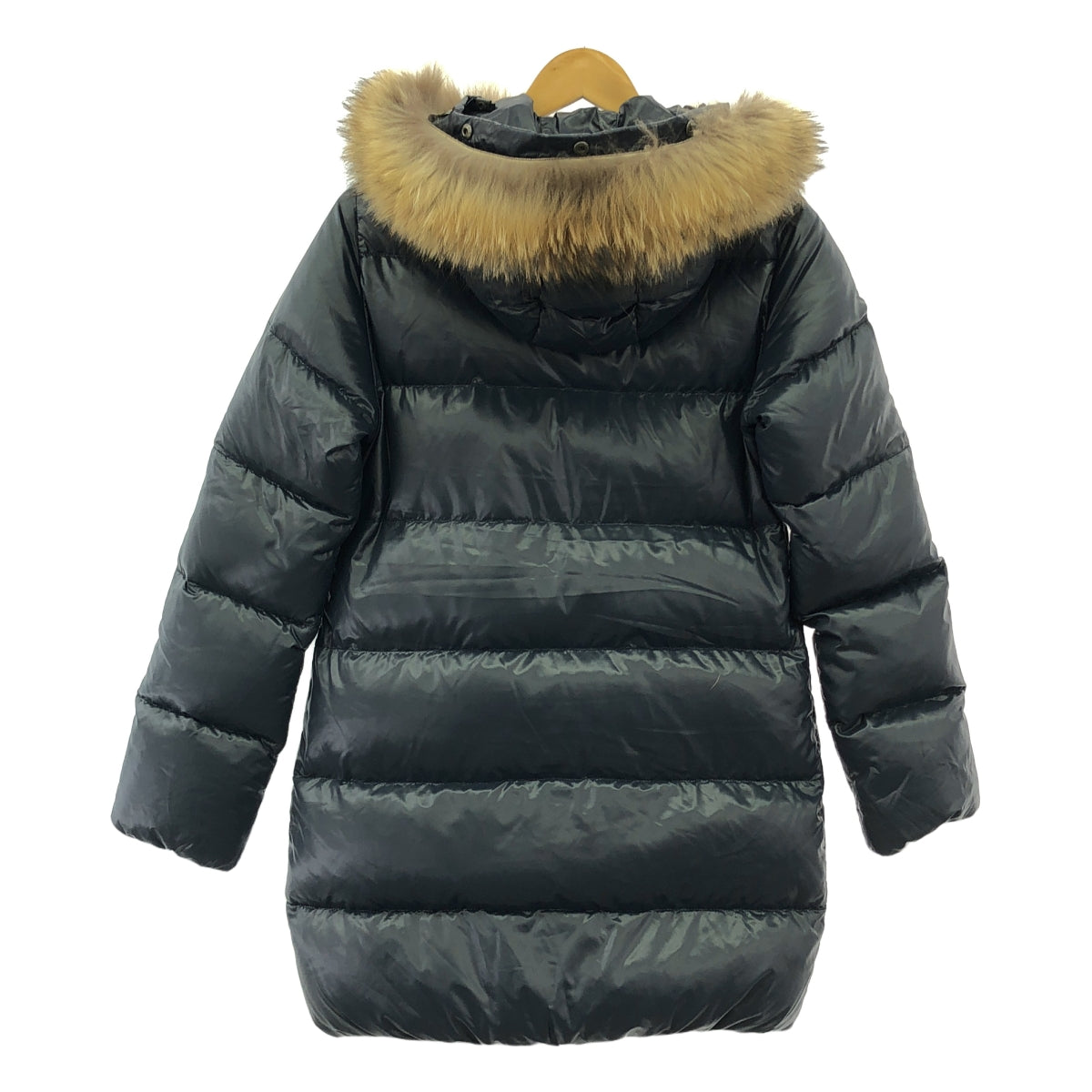 【美品】  DUVETICA / デュベティカ | KAPPA / ダウンコート フーディ / ファー着脱可 | 42 | ネイビー | レディース