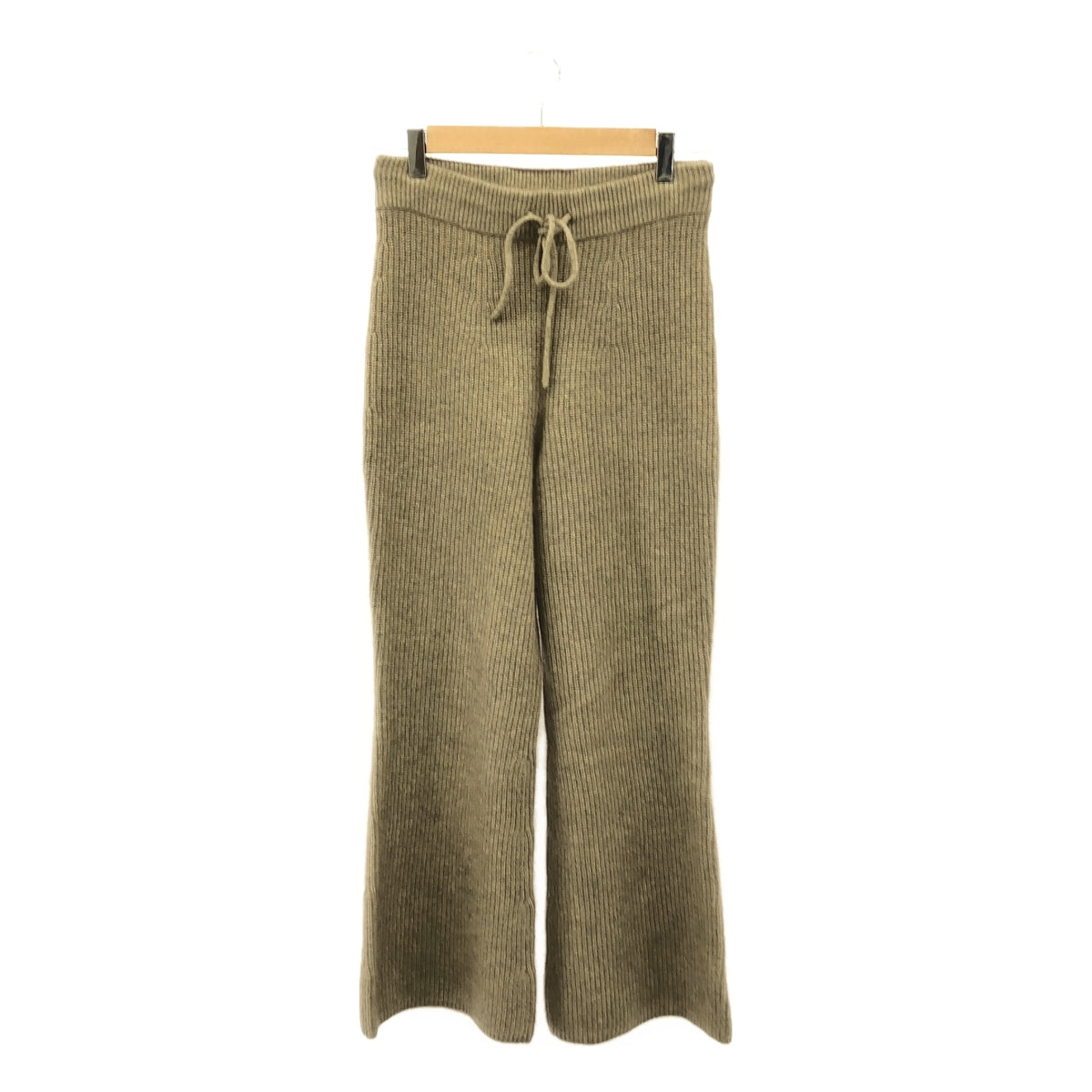 框架 | 2023秋冬 |毛紗半喇叭褲 | 36 |米色 |女性的