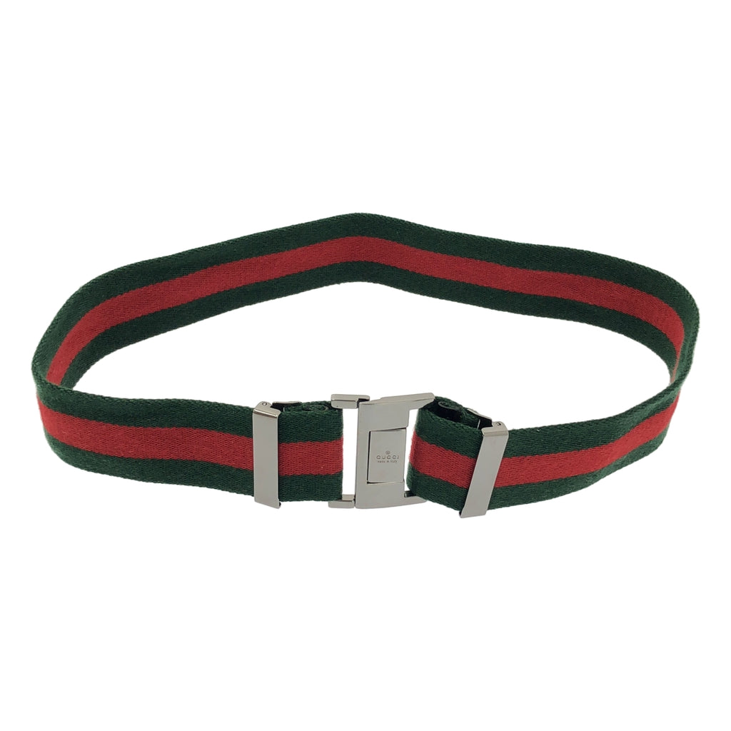 GUCCI / 구찌 | 코튼 셸리 라인 벨트 |