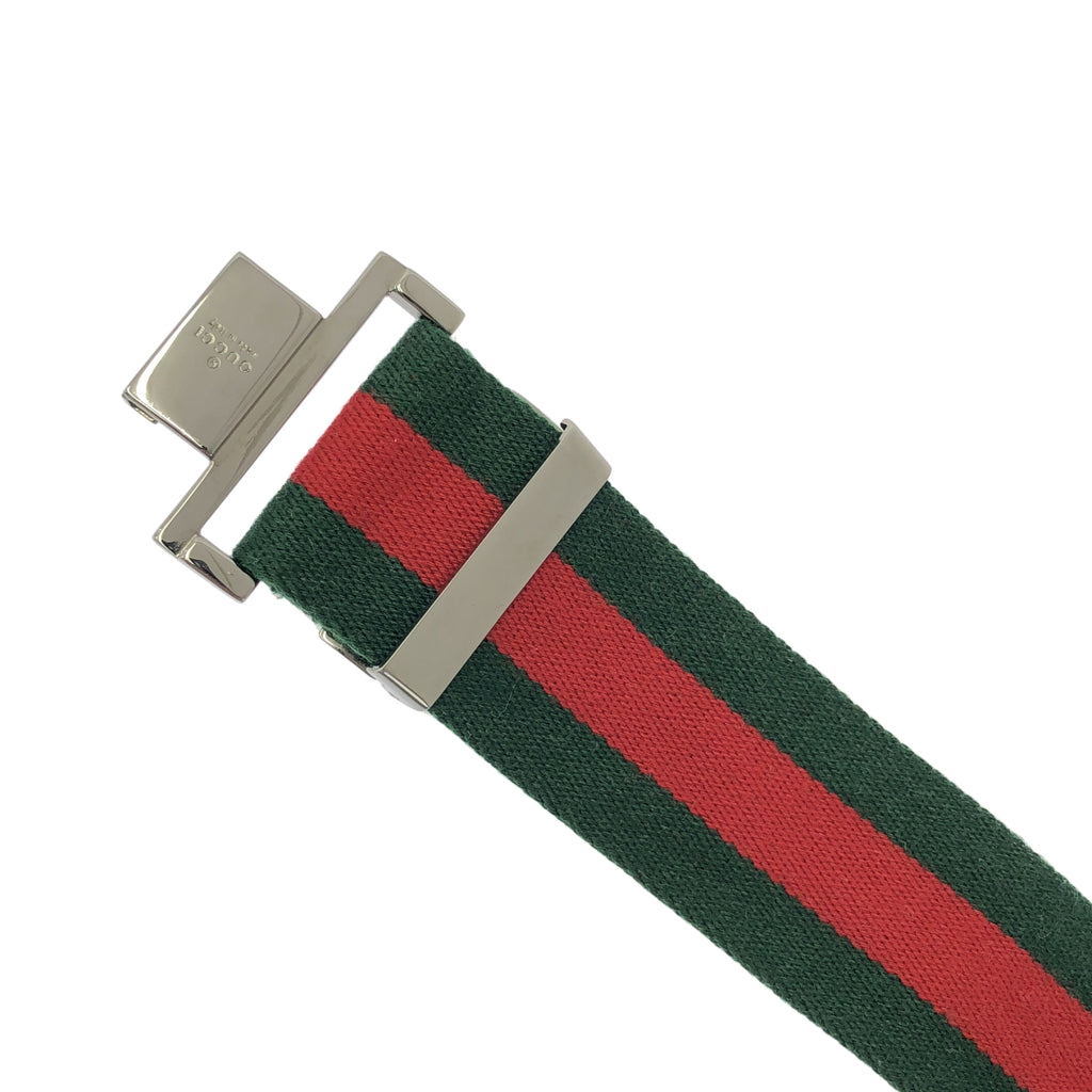 GUCCI / 구찌 | 코튼 셸리 라인 벨트 |